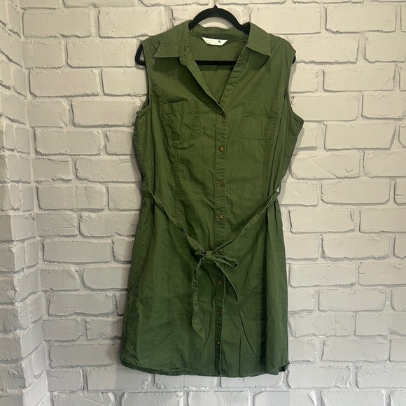 NWOT Riders by Lee Olive Green Dress size L - Picture 5 of 5